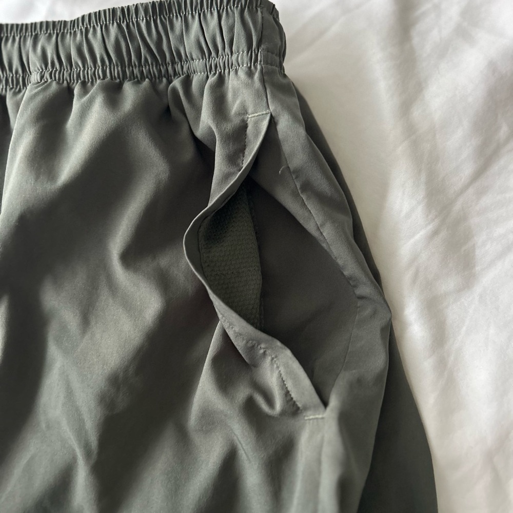 Gymshark Men's Athletic Shorts — Olive Green - Picture 3 of 6
